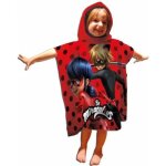 Miraculous - ladybug - poncho - cape de bain - serviette - 50x115 cm.