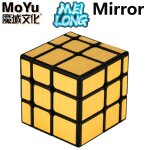 Miroir cube b - cube magique rubix professionnel, jeu de puzzle de vitesse