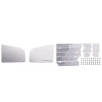 Miroir a lentille de simulation en m�tal, pi�ces de mise a niveau avec plaque antid�rapante en m�tal, ...