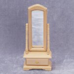 Miroir rétro en bois pour maison de poupée 1:12, chambre a coucher, scènes de vie diy, accessoires de ... Miroir rétro en bois pour maison de poupée 1:12, chambre a coucher, scènes de vie diy, accessoires de ...