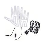 Mitaines chauffantes thermiques d'ext�rieur pour moto, 1 paire, 12v, 18cm, coussin chauffant electrique, ...