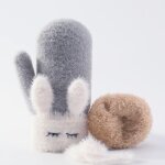 Mitaines pour enfants, accessoires pour b�b�s gar�ons et filles, corde pour nouveau - n�, doigt complet, ...