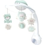 Mobile musical 3 - en - 1, mobile transformable en projecteur et en veilleuse avec mode r�veil, 6 m�lodies ...