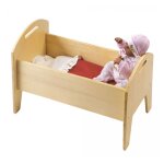 Mobilier poupées, lit berceau en bois - jeu montessori Mobilier poupées, lit berceau en bois - jeu montessori