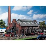 Modlisme ferroviaire ho : entrept / garage a locomotives - faller