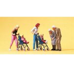 Mod�lisme ho - figurines : mamans, b�b�s et grands - parents - preiser