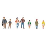 Mod�lisme ho figurines : parents avec enfants - faller