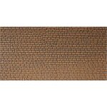 Modlisme ho : plaque de mur : grs rouge brun - faller