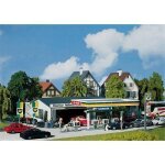 Mod�lisme commerce et industrie ho - station - service avec b�timent de service - faller