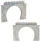 Mod�lisme ponts et tunnels ho - 2 entr�es de tunnel double voie - faller