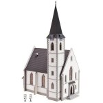 Mod�lisme ville et campagne ho - eglise de petite ville blanche - faller