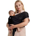 Momcozy echarpe de portage bb airmesh noir ¿ sling lger et respirant pour et, piscine, plage ¿ ...