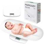 Momcozy p�se - b�b� 2 - en - 1 avec toise 60 cm, plateau incurv� amovible, 50 g - 150 kg, tare, 5 unit�s, ...