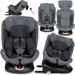 Momi emi siège auto evolutif pivotant 360 - i - size 0 - 36kg 40 - 150cm isofix top tether - gris Momi emi siège auto evolutif pivotant 360 - i - size 0 - 36kg 40 - 150cm isofix top tether - gris