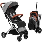 Momi estelle light poussette bébé citadine ultra compacte - de 6 mois - jusqu'à 15kg - gris Momi estelle light poussette bébé citadine ultra compacte - de 6 mois - jusqu'à 15kg - gris