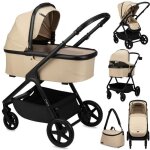 Momi giselle poussette combine 2en1 - poussette citadine pliante et nacelle - jusqu' 22 kg - kit d'accessoir ...