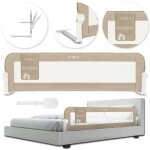 Momi lexi plus barrière de lit bébé ¿ 150ã—43â¿cm, pliable 180, filet respirant - beige Momi lexi plus barrière de lit bébé ¿ 150ã—43â¿cm, pliable 180, filet respirant - beige