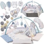 Momi pastel - 3en1 - tapis d'eveil bebe - arche a jouets - sensoriels jouets Momi pastel - 3en1 - tapis d'eveil bebe - arche a jouets - sensoriels jouets