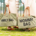 Mommy bag sac a langer canvas kaki