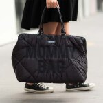 Mommy bag sac a langer matelass noir