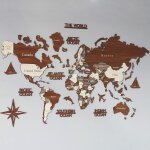 Monde en bois 3d, art mural en bois, cadeau de pendaison de crémaillère, décoration murale, monde en ... Monde en bois 3d, art mural en bois, cadeau de pendaison de crémaillère, décoration murale, monde en ...