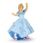 Le monde enchante princesse aux patins a glace