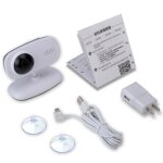 Moniteur de b�b� sans fil 720p hd soutien d'interphone vocal d'alarme d'alarme mobile soutien 64g