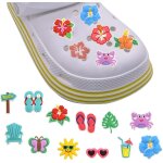 Monst - charmes de chaussure, pins, breloque pour sabots sandales, cadeau nol ou d'anniversaire pour ...