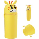 Monst - trousse girafe, en silicone souple, 2 en 1, tlescopique, porte - crayons, kawaii, pour filles ...