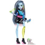 Monster high monster high - poup�e frankie stein - avec jupe en similicuir noire