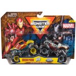 Monster jam , monster trucks officiels marvel iron man vs. war machine, monster trucks en mtal moul ...