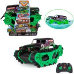 Monster jam, v�hicule d'ext�rieur tout - terrain radiocommand� grave digger trax officiel, echelle 1:15, ...