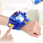 Montre bracelet r�glable pour enfants, jouet de voiture de course rc rechargeable, kit de montre radio ...