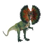Comme montr� - figurine de dinosaure r�aliste mod�le montessori, dilophosaure, ensemble de jeu, cadeau ...