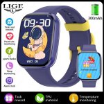 Montre intelligente a ecran tactile complet pour enfants, jeux pour filles et garons, montres avec lecteur ...
