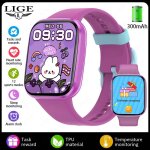 Montre intelligente a ecran tactile complet pour enfants, jeux pour filles et garons, montres avec lecteur ...