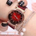 Montre de mode pour femmes, 1 pice, nouvelle montre sauvage, boucle magntique, luxe, mode dames gomtrique, ...