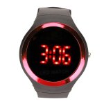 Montre numrique pour enfants, montre de sport d'extrieur a led rouge tendance, cadeau d'anniversaire ...