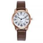 Montres a quartz en cuir pour femmes, marque de mode, nouvelle montre de luxe analogique pour hommes, ...