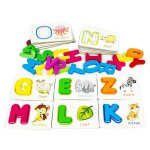 Mots d'orthographe pour enfants, lettres en bois, puzzle de l'alphabet, jouets educatifs pr�coces