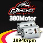 Moteur  balais 380, 19940 tr / min, 7. 2v, pour voiture rc 1 / 16 hsp monster truck et short 28006 94186 ...