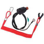 Moteur hors - bord kill stop tanche rc bateau  moteur interrupteur d'arrt d'urgence avec lanire
