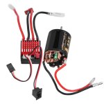 Moteur bross 540 360a esc avec prise en t, accessoire adapt pour voiture tamiya 1 / 10 rc modle 45t ...
