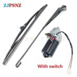 Moteur d'essuie - glace electrique sans os avec interrupteur, accessoires de vlo electrique, essuie ...