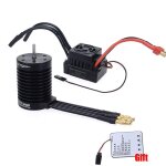 Moteur sans balais et capteur etanche f540 v2 3300kv 4370kv, esc 60a + carte de programme pour camion ...