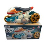 Moto �lectrique enfant avec lumi�res led et sons - automatique 360 avec �vitement d�obstacles - 25 cm ...
