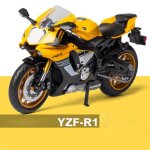 Modèle de moto moulé sous pression yzfr1 en alliage, collection de véhicules, autobike, absorbe les courts ... Modèle de moto moulé sous pression yzfr1 en alliage, collection de véhicules, autobike, absorbe les courts ...