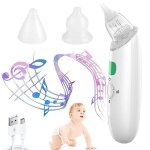 Mouche - bb electrique avec embout en silicone souple, portable, silencieux, facile a nettoyer, musique ...