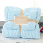 Mouchoirs elgants avec motif de grille porte - bonheur, ensemble de serviettes de bain douces et absorbantes ...