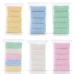 Mouchoir en tissu de coton carré de visage en mousseline pour bébé, serviette infantile pour essuyer, ... Mouchoir en tissu de coton carré de visage en mousseline pour bébé, serviette infantile pour essuyer, ...